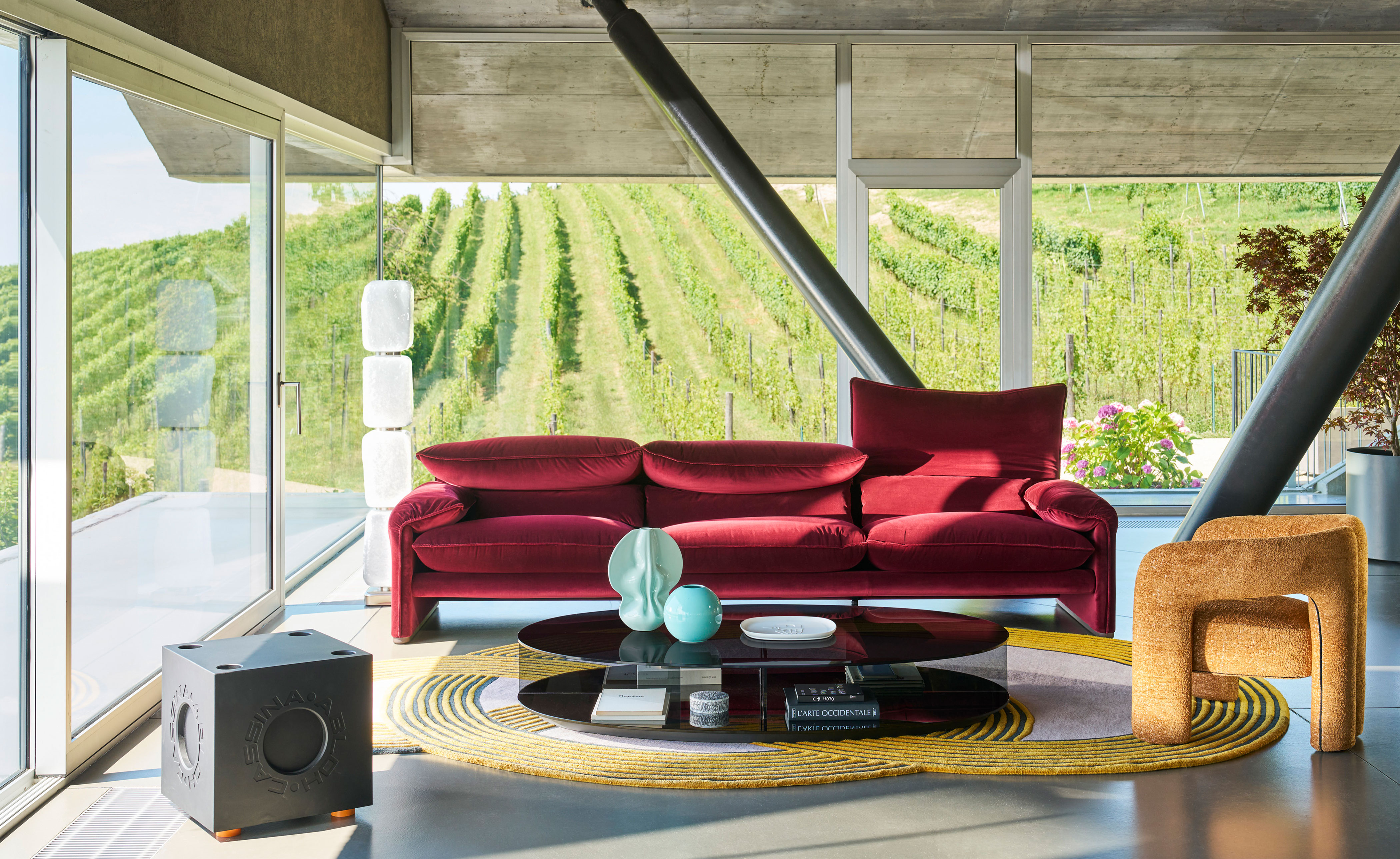 Maralunga 3 Seater Sofa, 107.9"