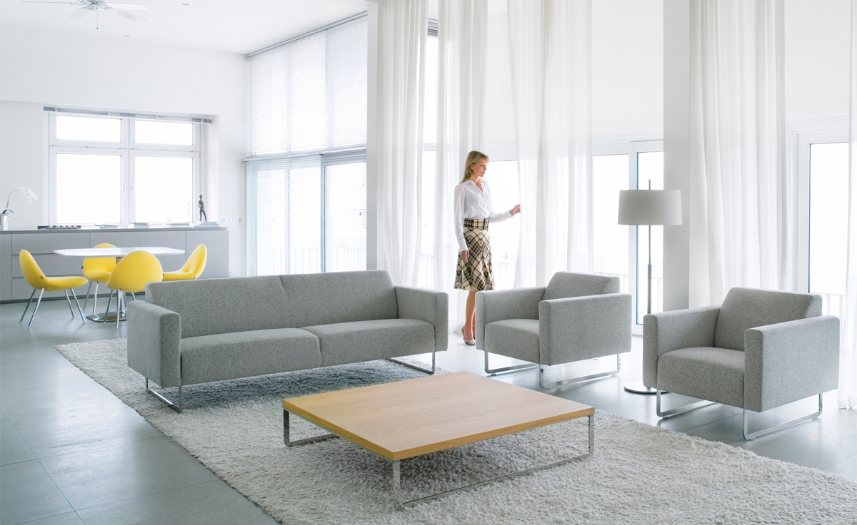 mare 3-seater sofa with fixed cushions