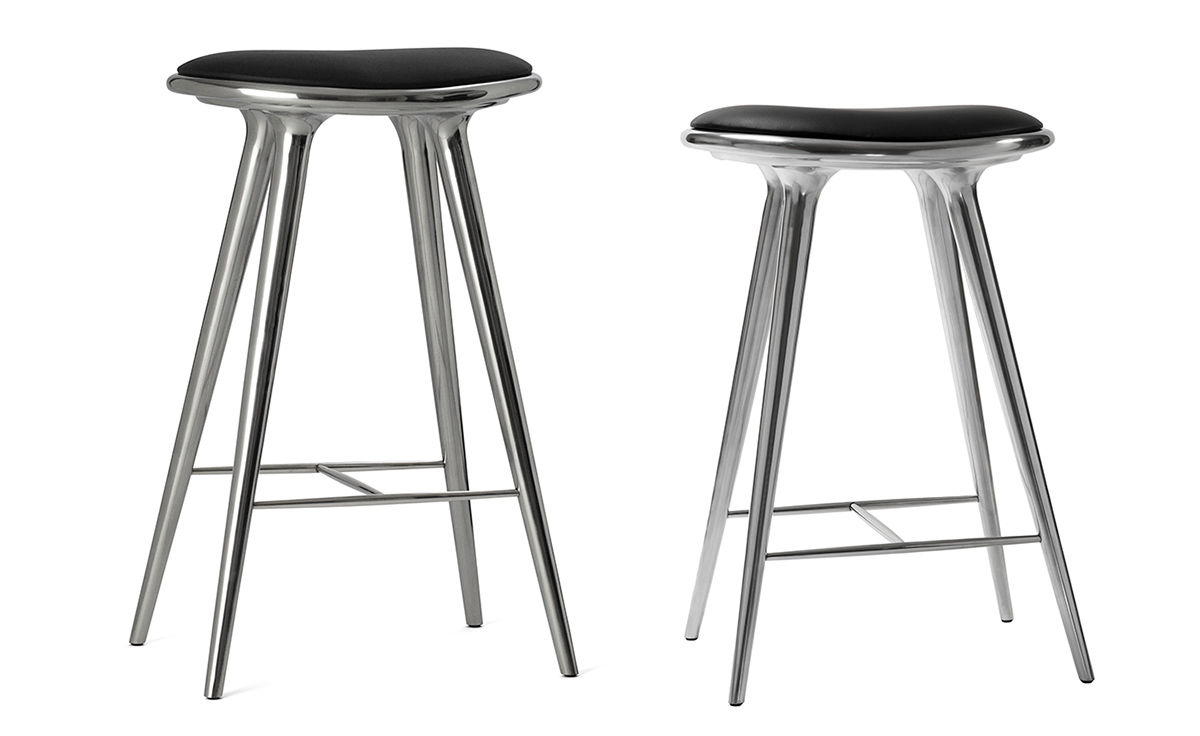 mater aluminum high stool