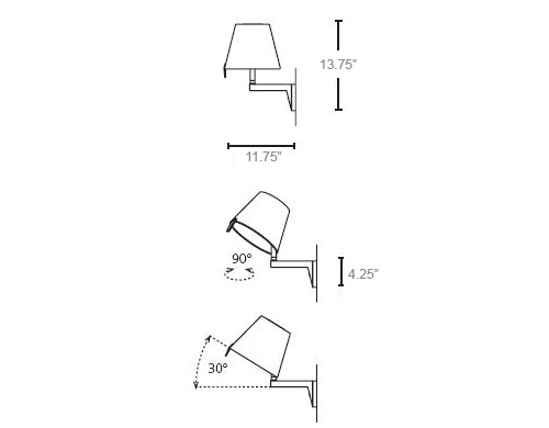 melampo mini wall lamp