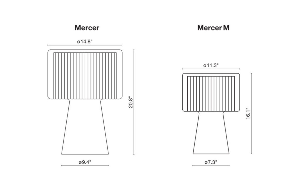 mercer table lamp