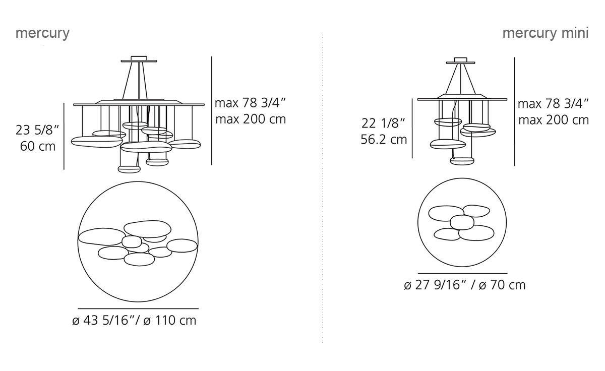 mercury suspension lamp