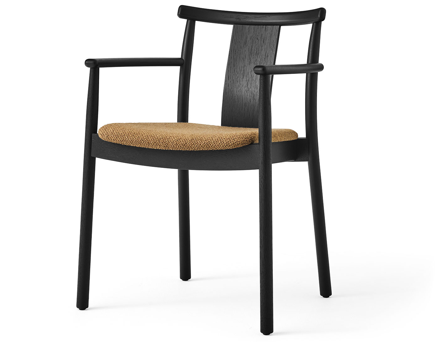 Merkur Dining Armchair with upholstered seat
