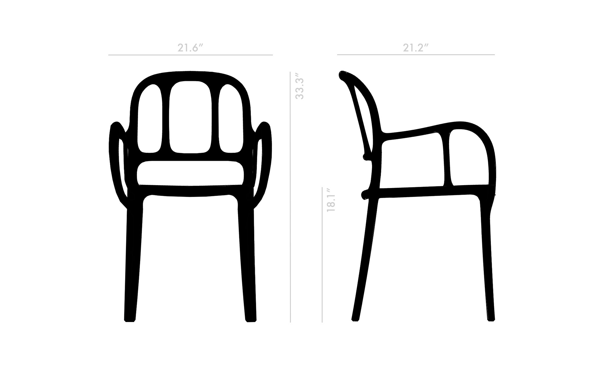 magis mila stacking chair