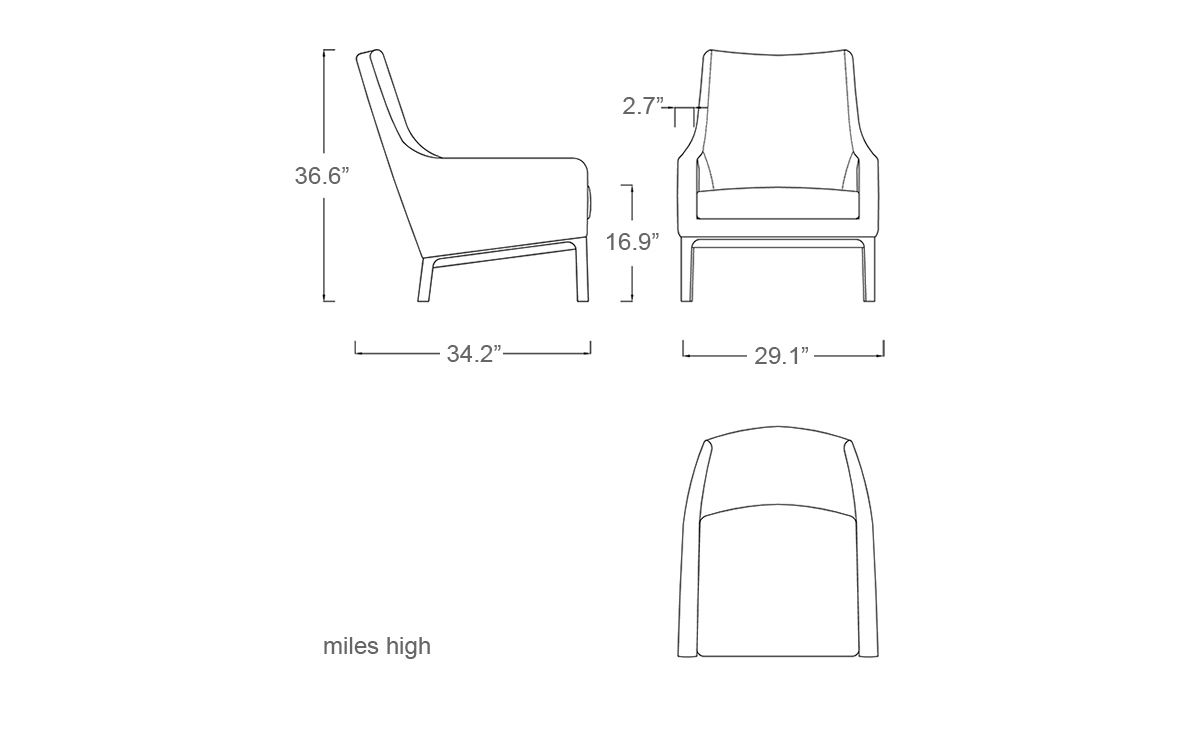 miles high lounge chair