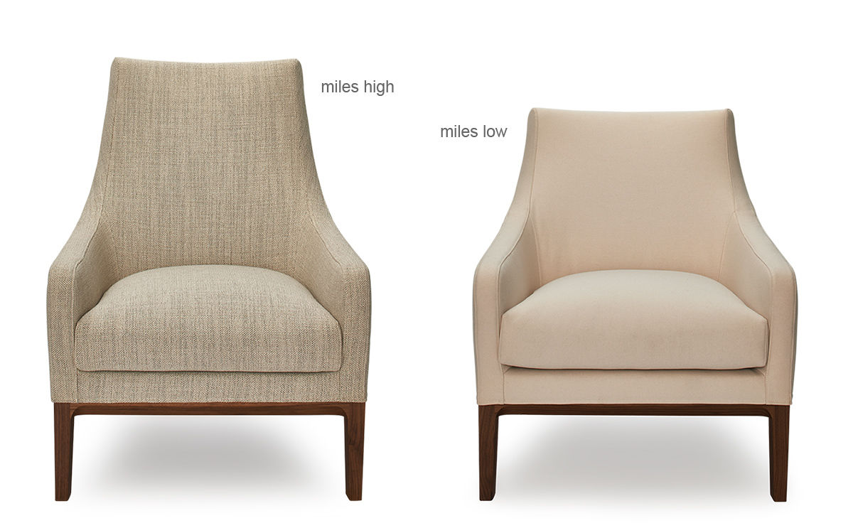 miles low lounge chair