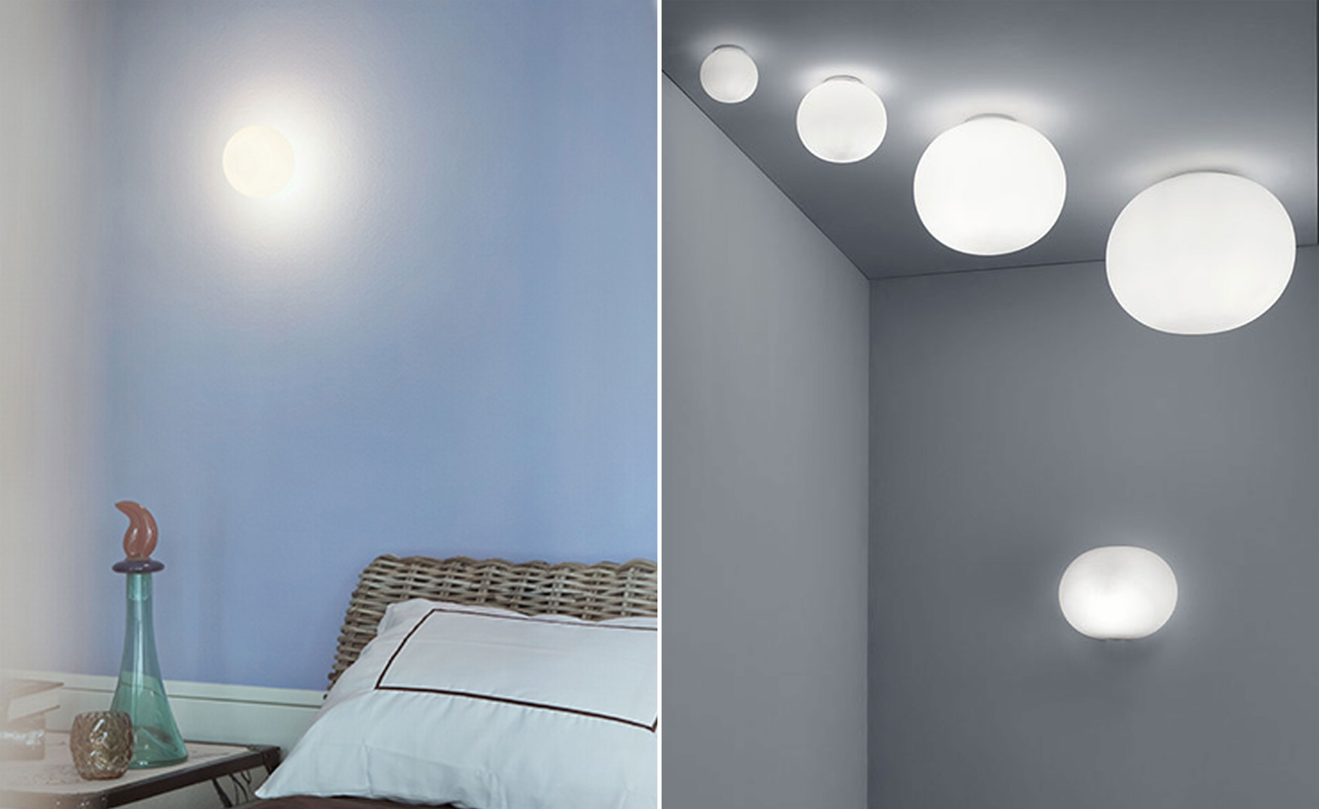 mini glo ball ceiling/wall light