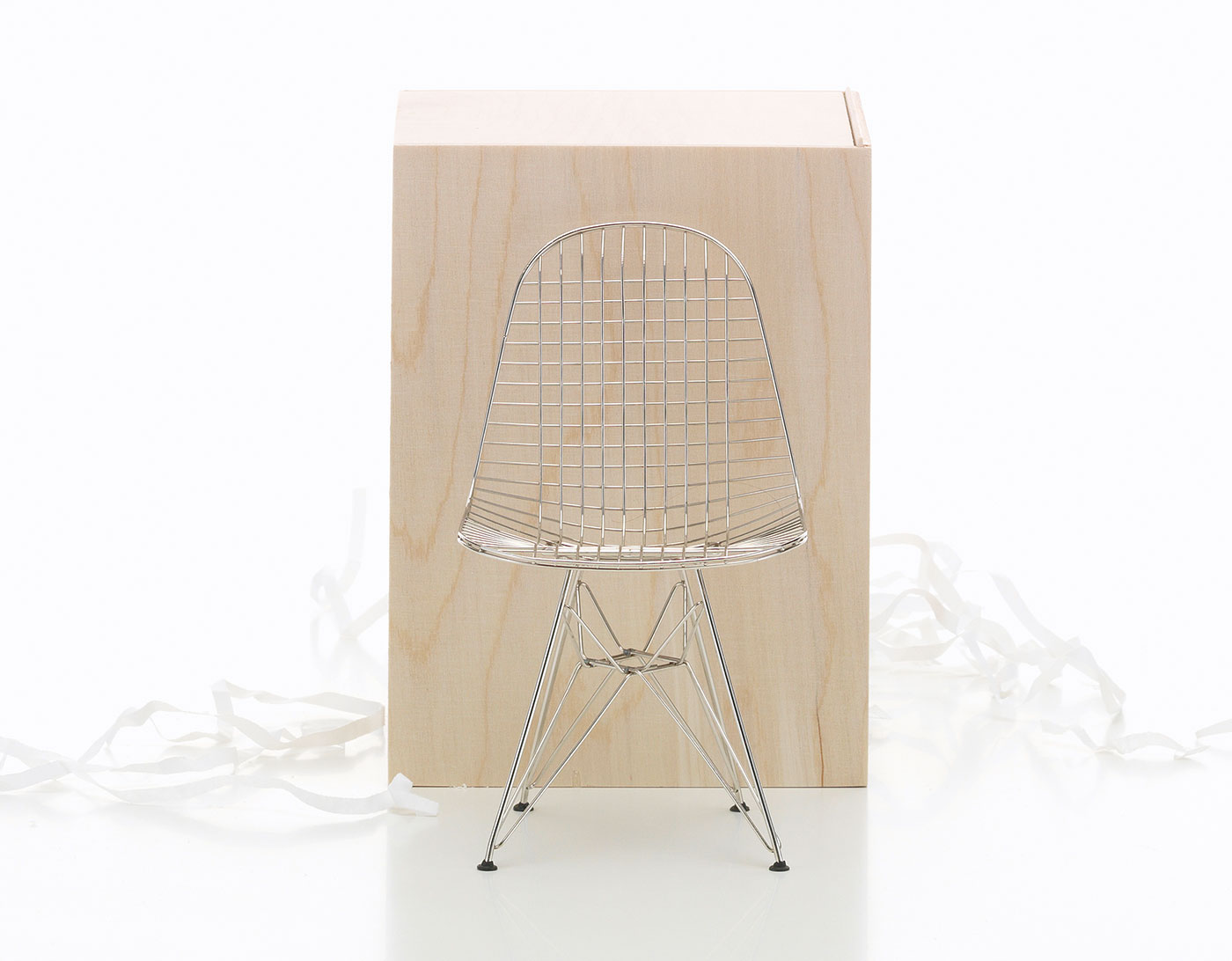 Miniature Eames DKR Wire Chair