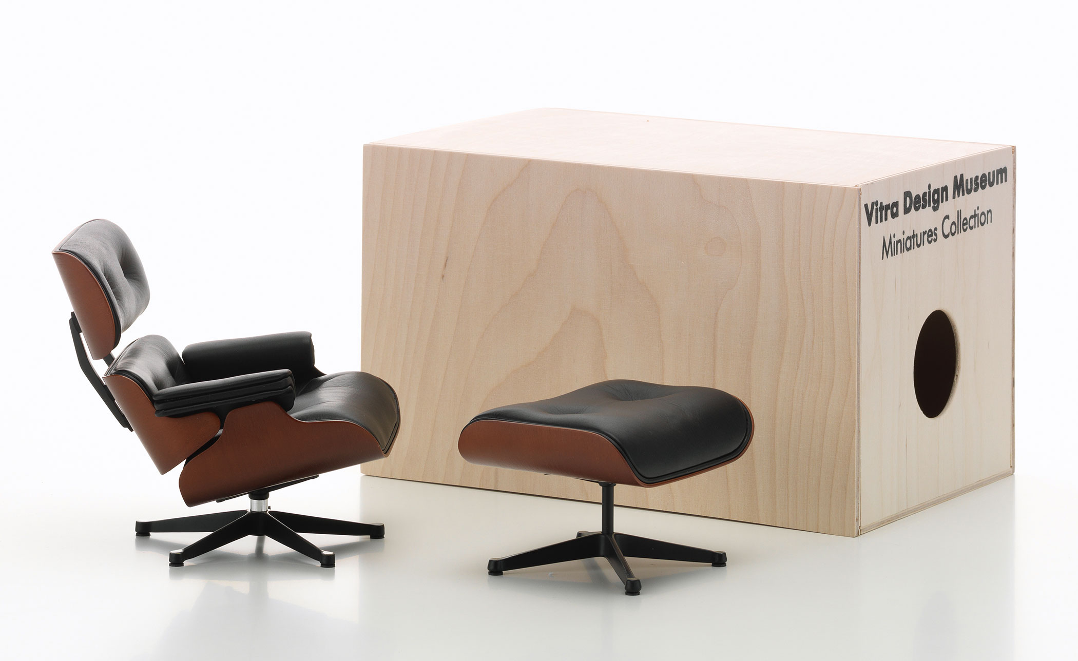 Miniature Eames Lounge & Ottoman