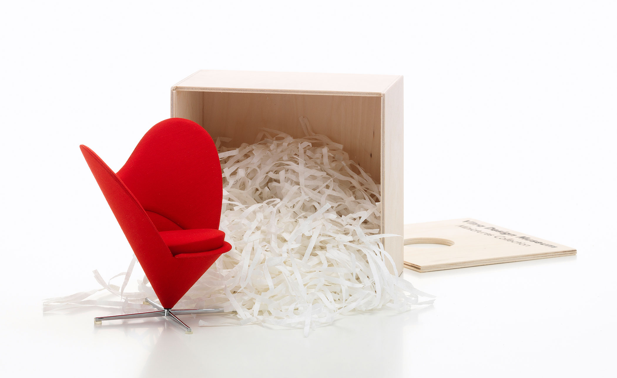 Miniature Panton Heart Chair