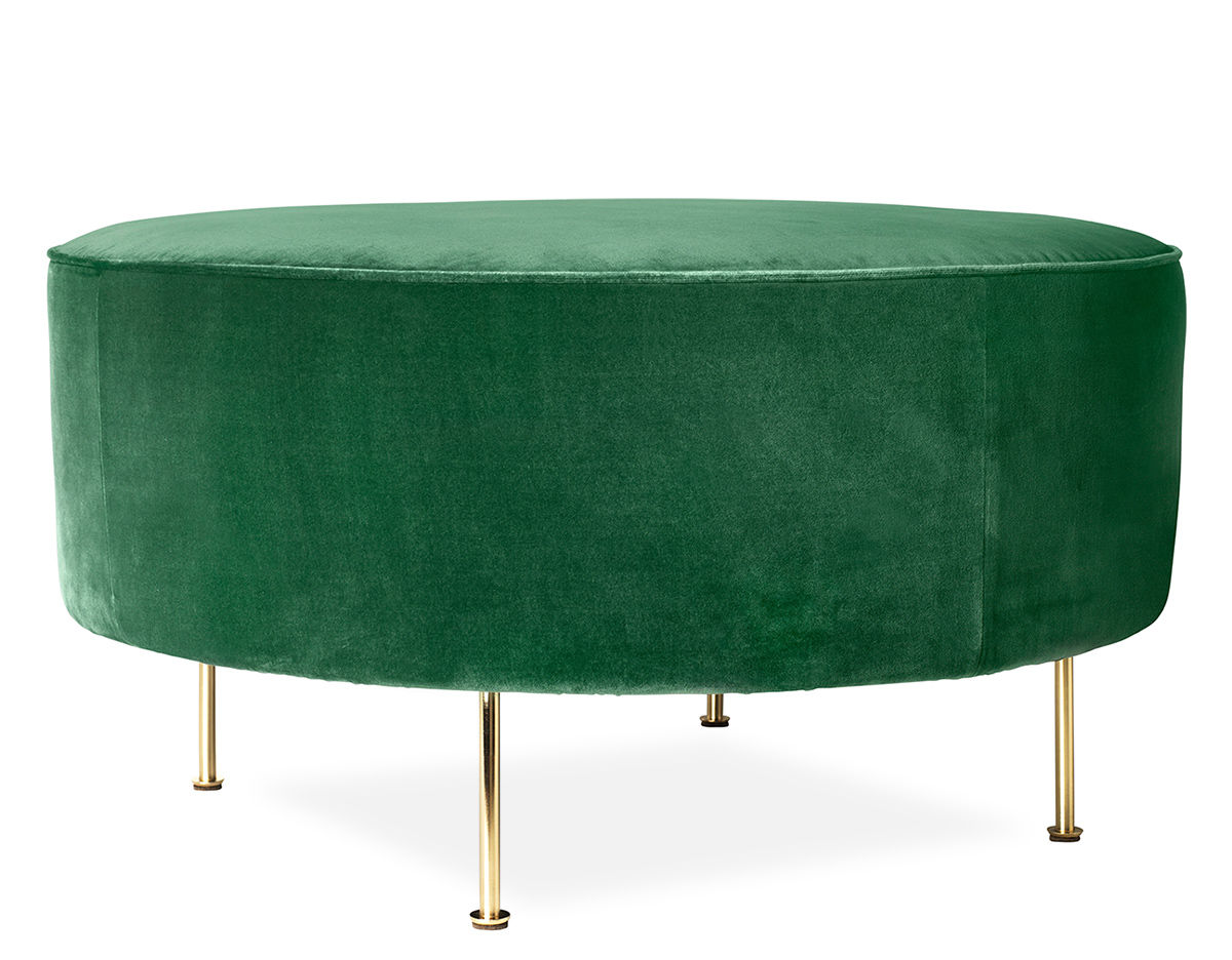modern line large pouf