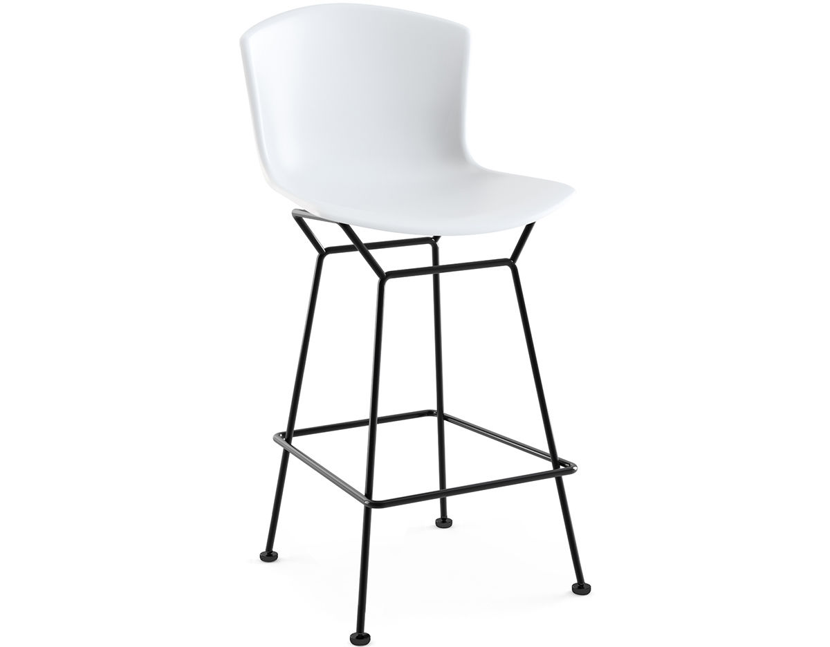 bertoia molded shell stool