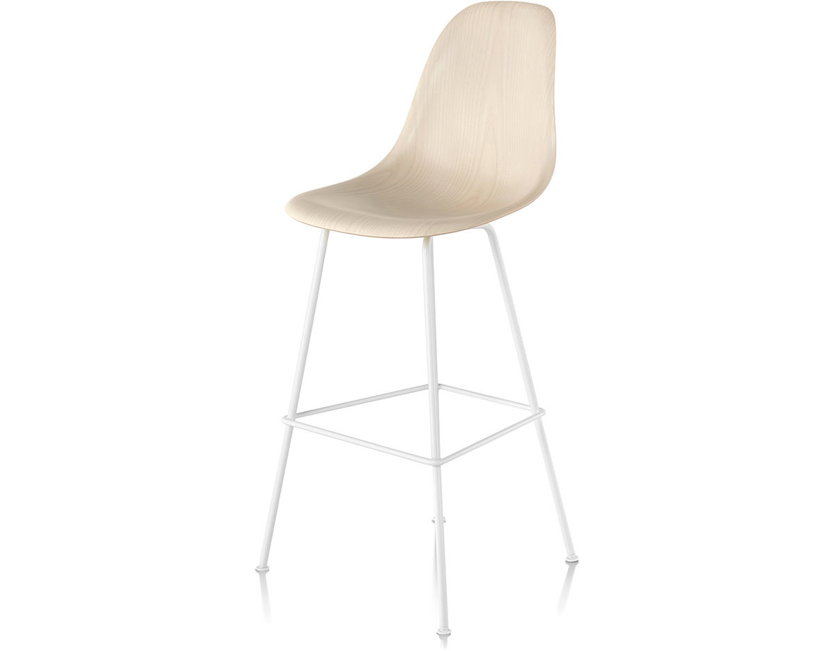 eames&reg; molded wood stool
