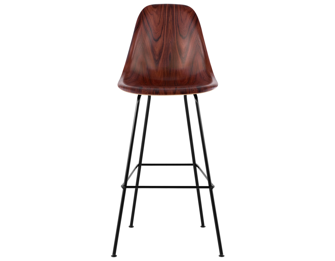eames molded wood stool