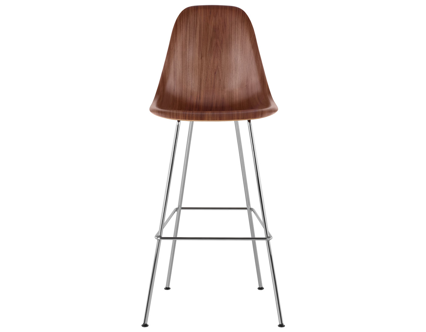 eames molded wood stool