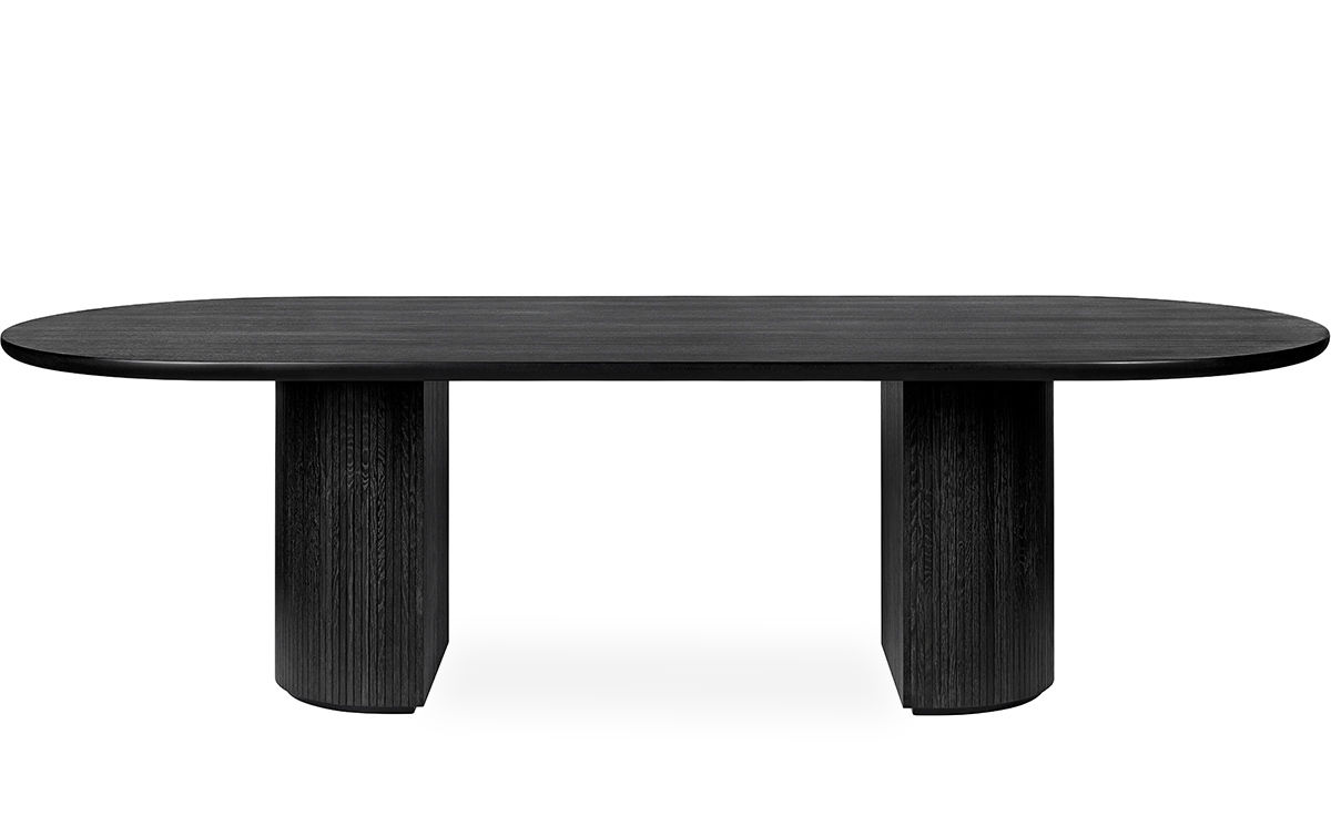 moon elliptical dining table