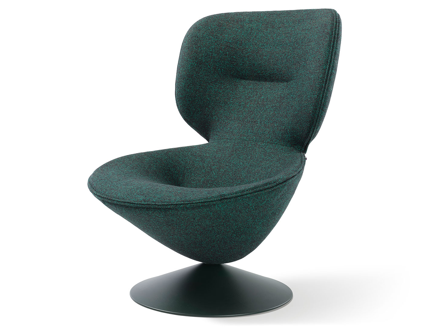 Moon Lounge Chair with Swivel Base