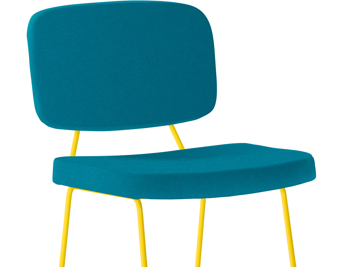 pierre paulin moulin side chair f0907