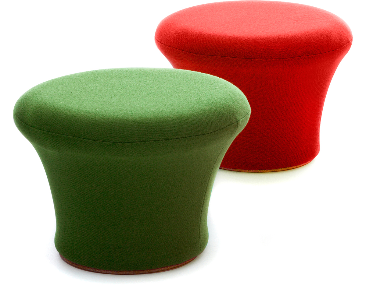 pierre paulin mushroom pouffe