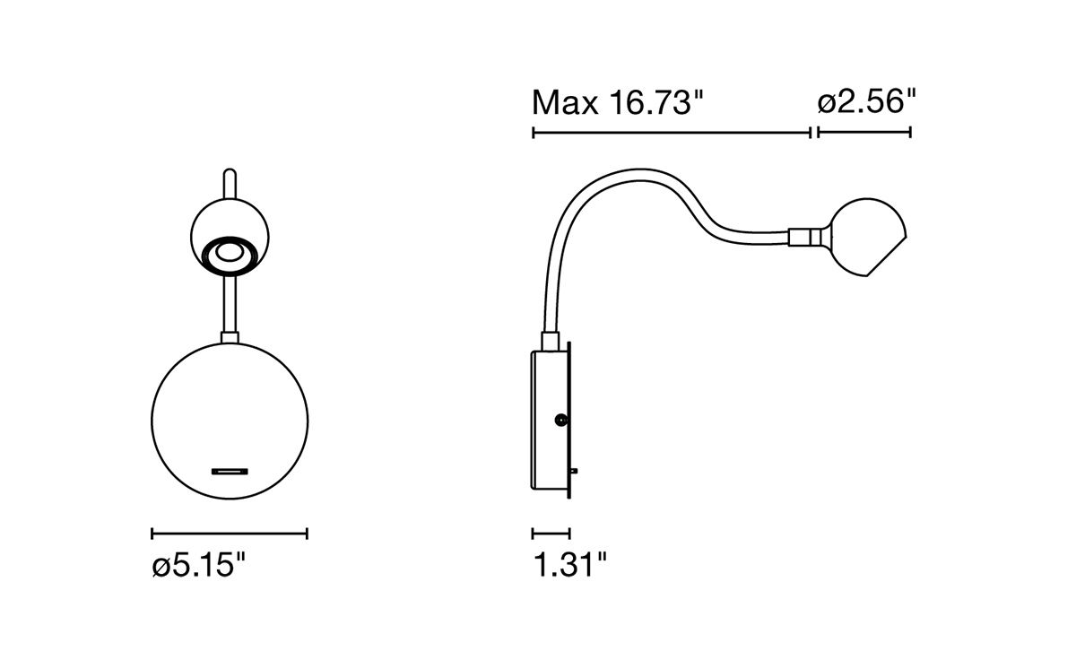 n. ocho wall lamp