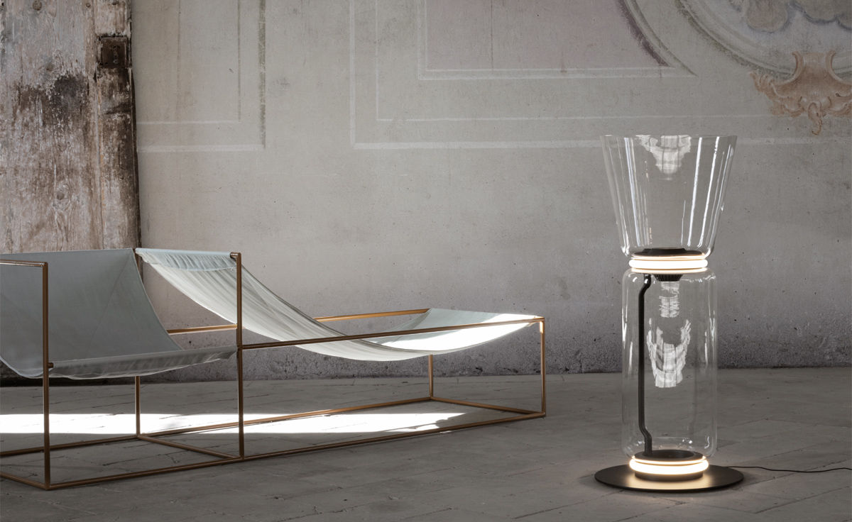 noctambule f1 floor lamp with cone
