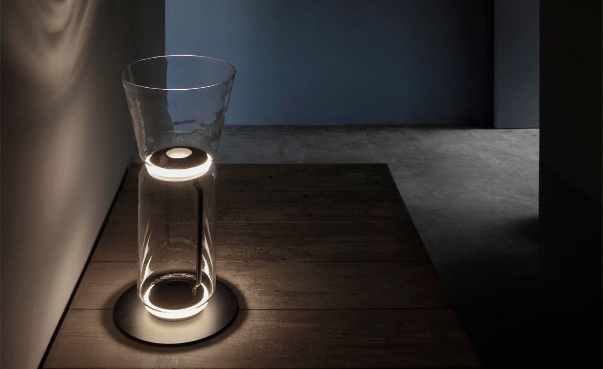 noctambule f1 floor lamp with cone