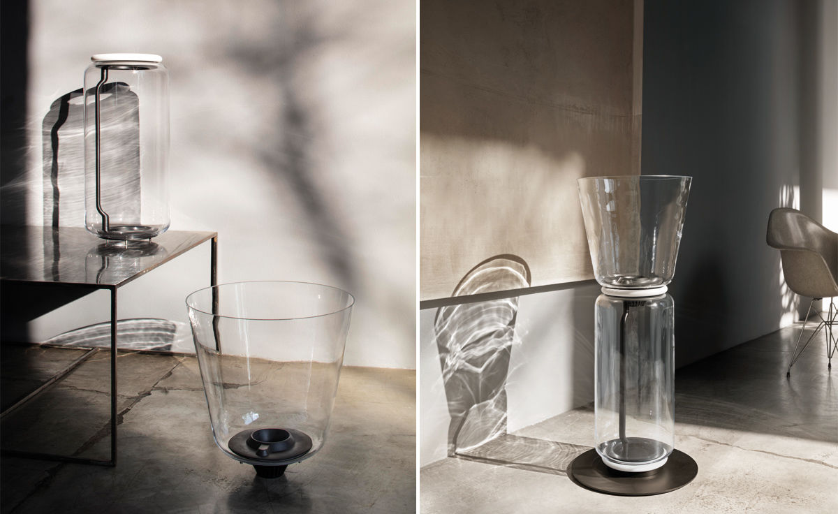 noctambule f1 floor lamp with cone