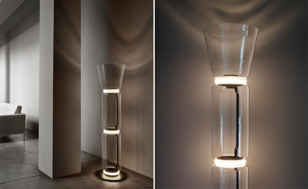 noctambule f2 floor lamp with cone