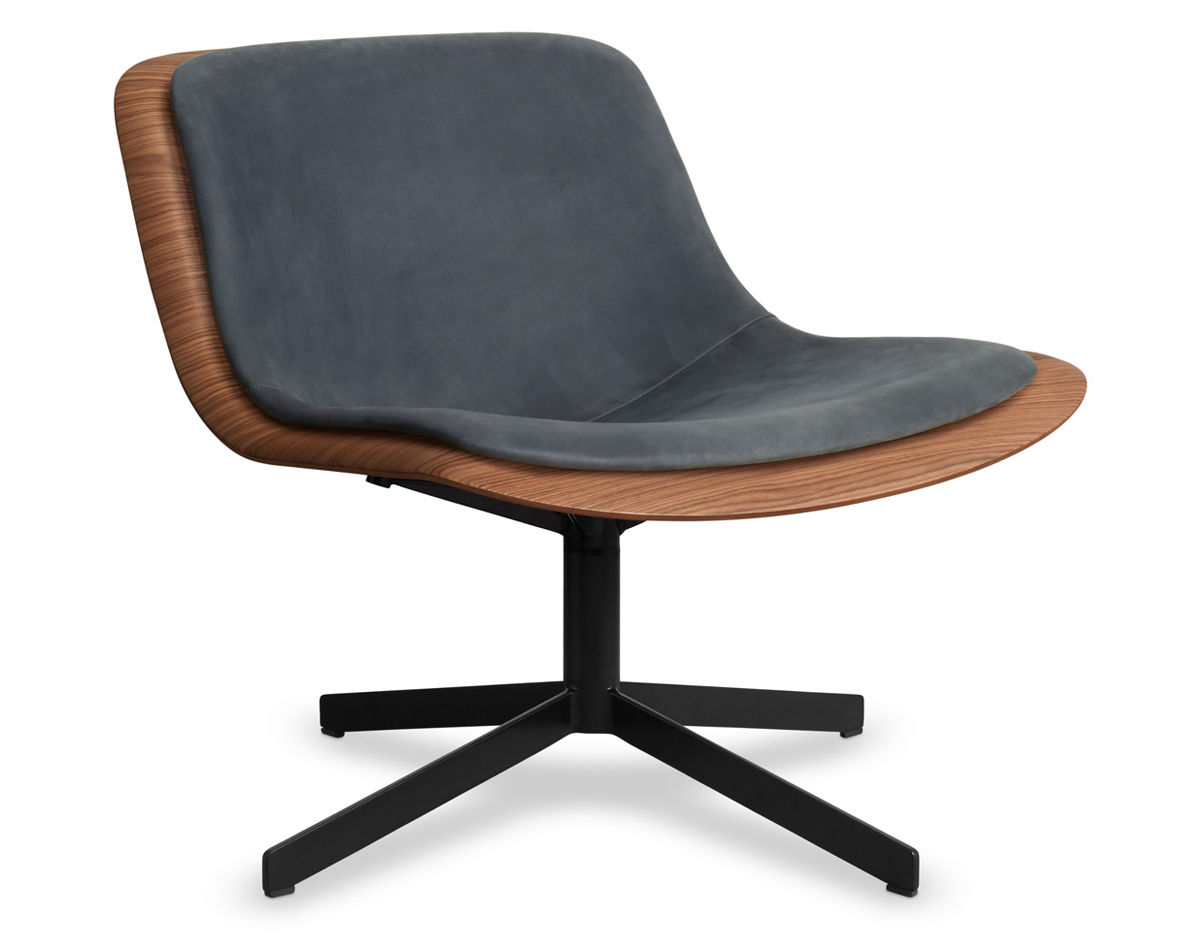 nonesuch swivel upholstered lounge chair