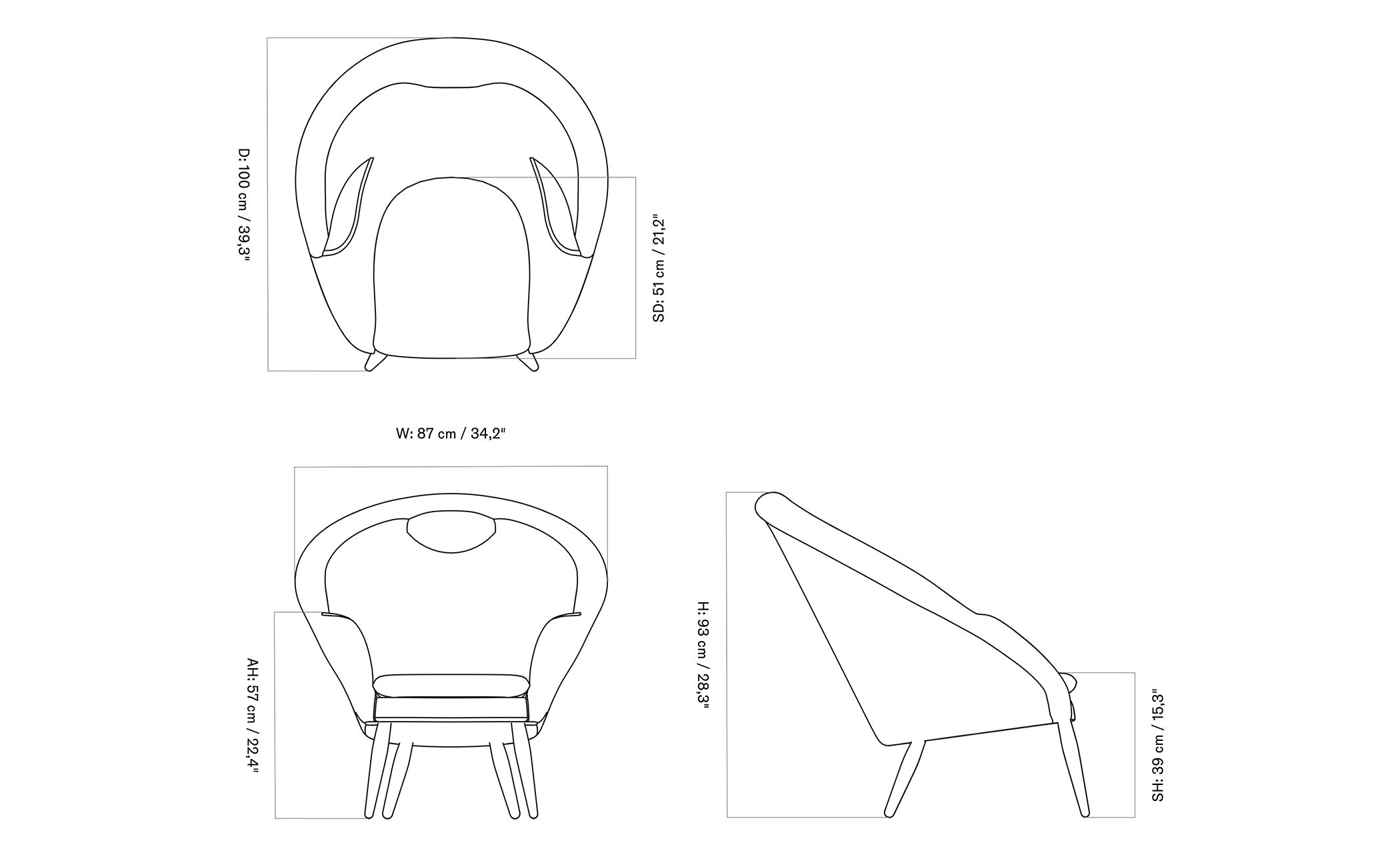 Oda Lounge Chair