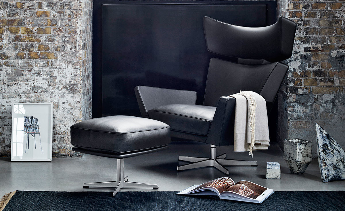 arne jacobsen oksen lounge chair