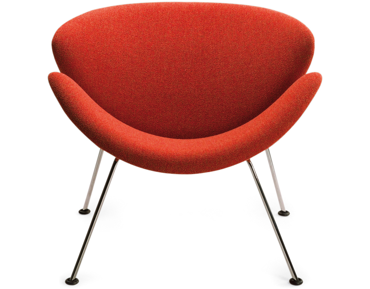 pierre paulin orange slice chair