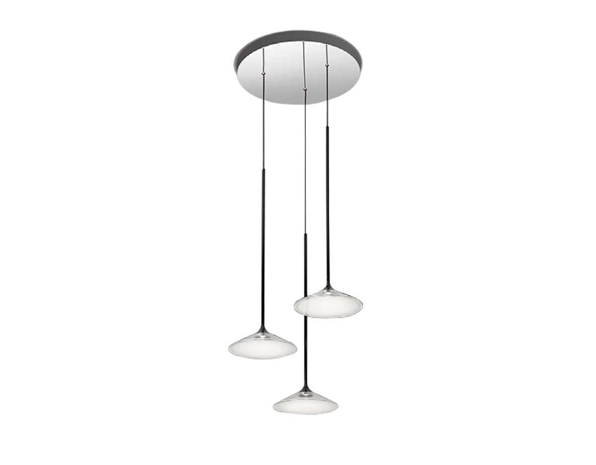 orsa three light chandelier