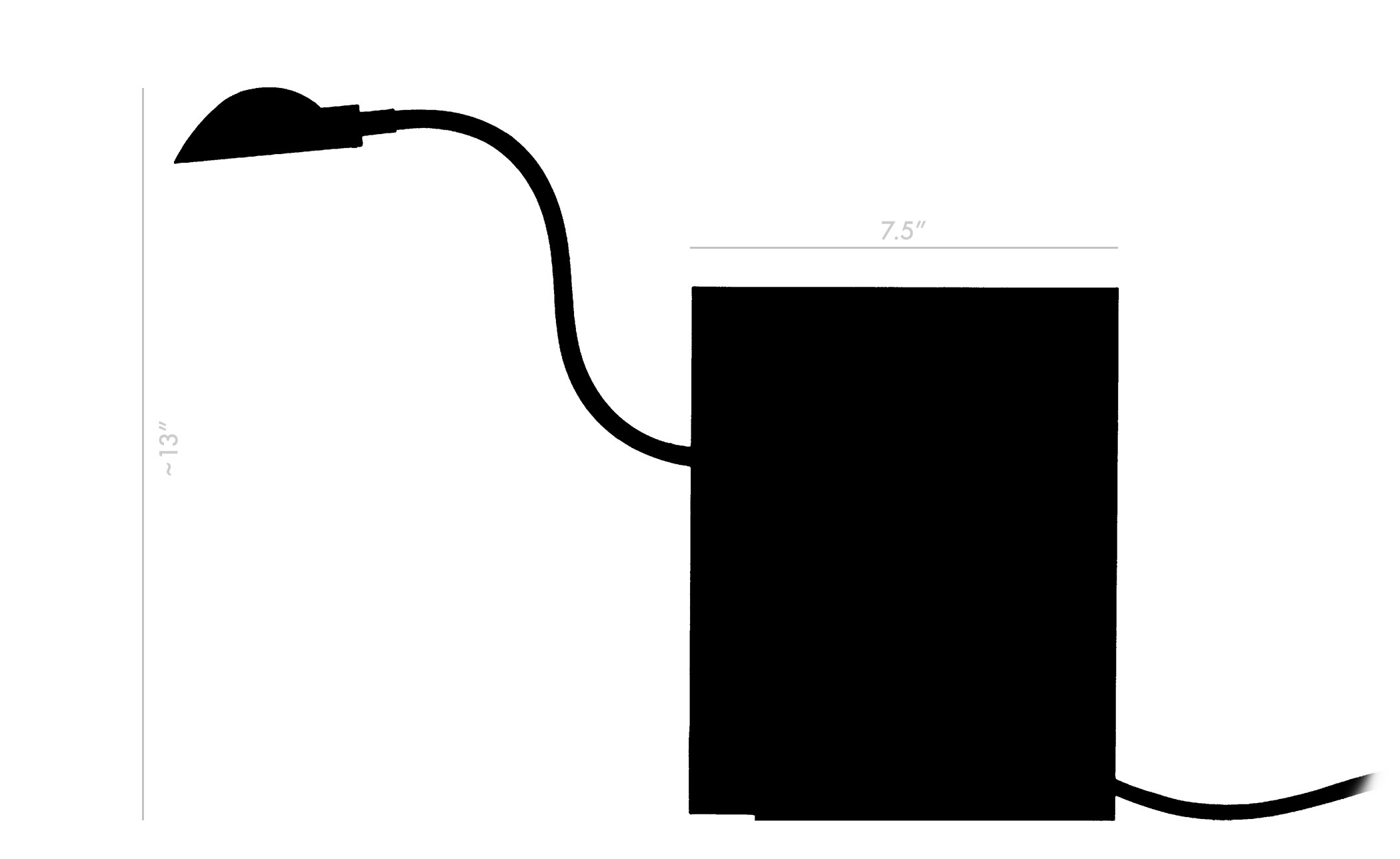 Oskar Bookshelf Lamp