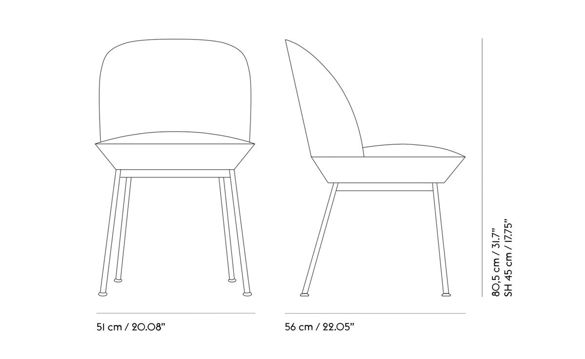 oslo side chair