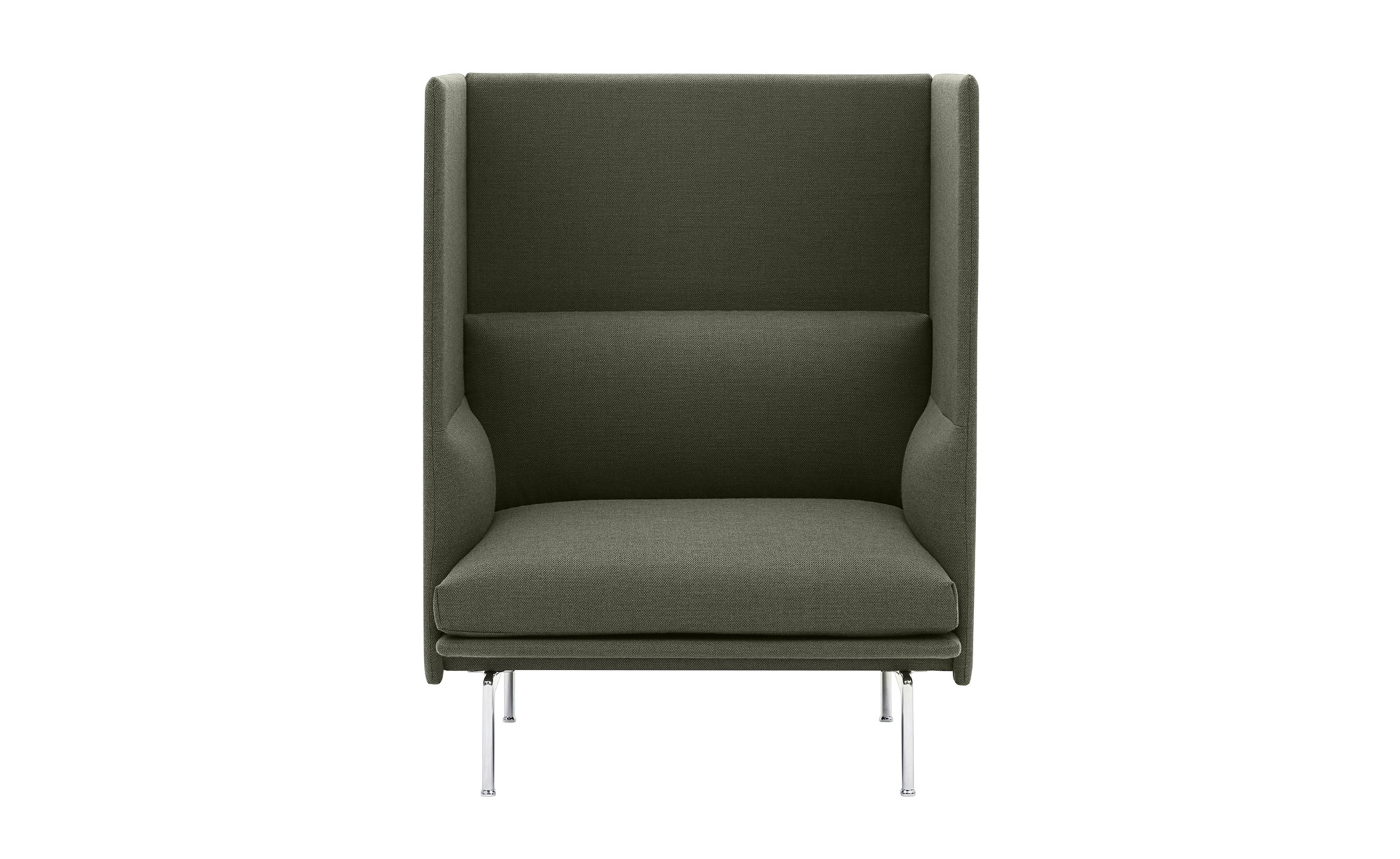 outline highback sofa 1 seater