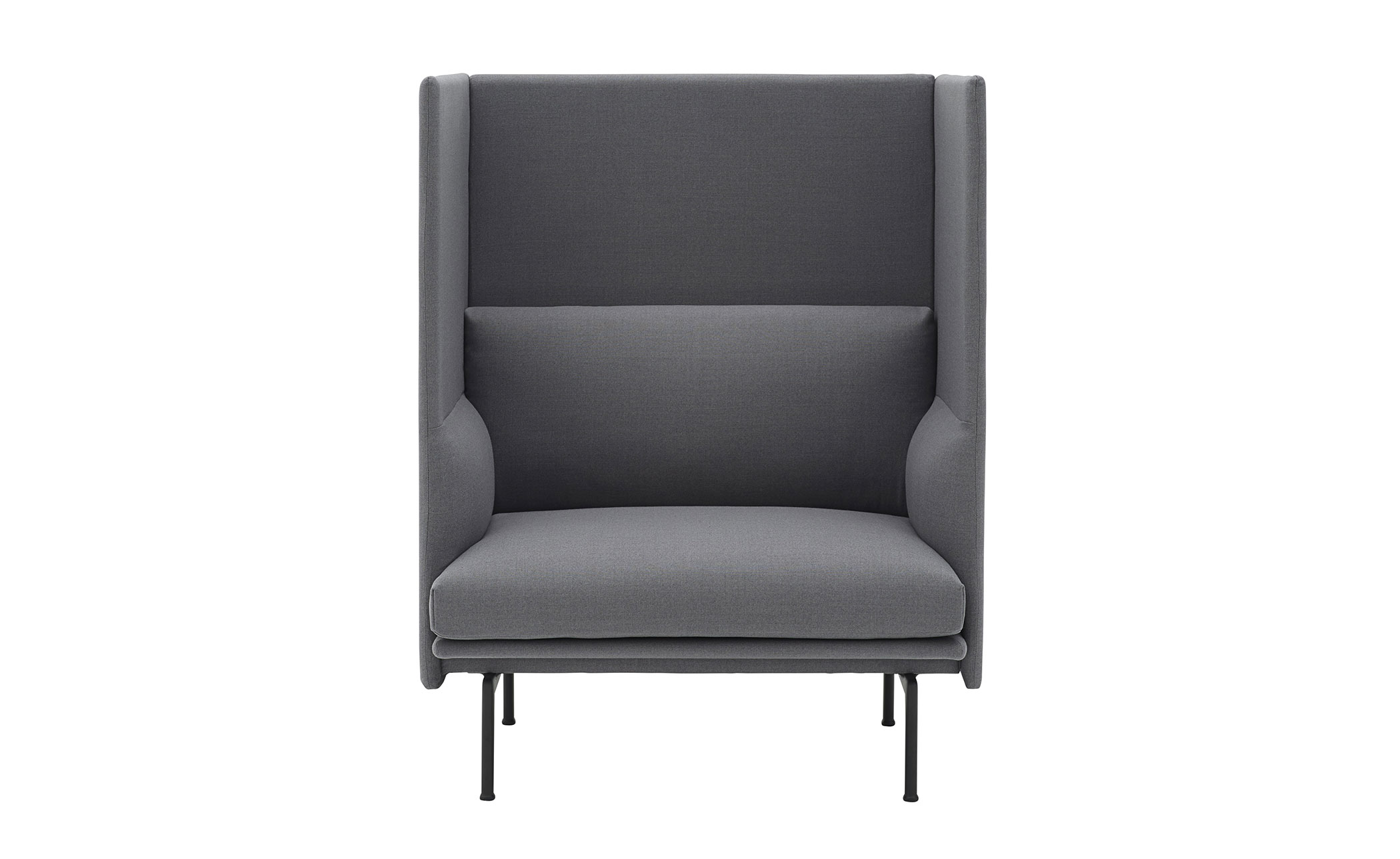 outline highback sofa 1 seater