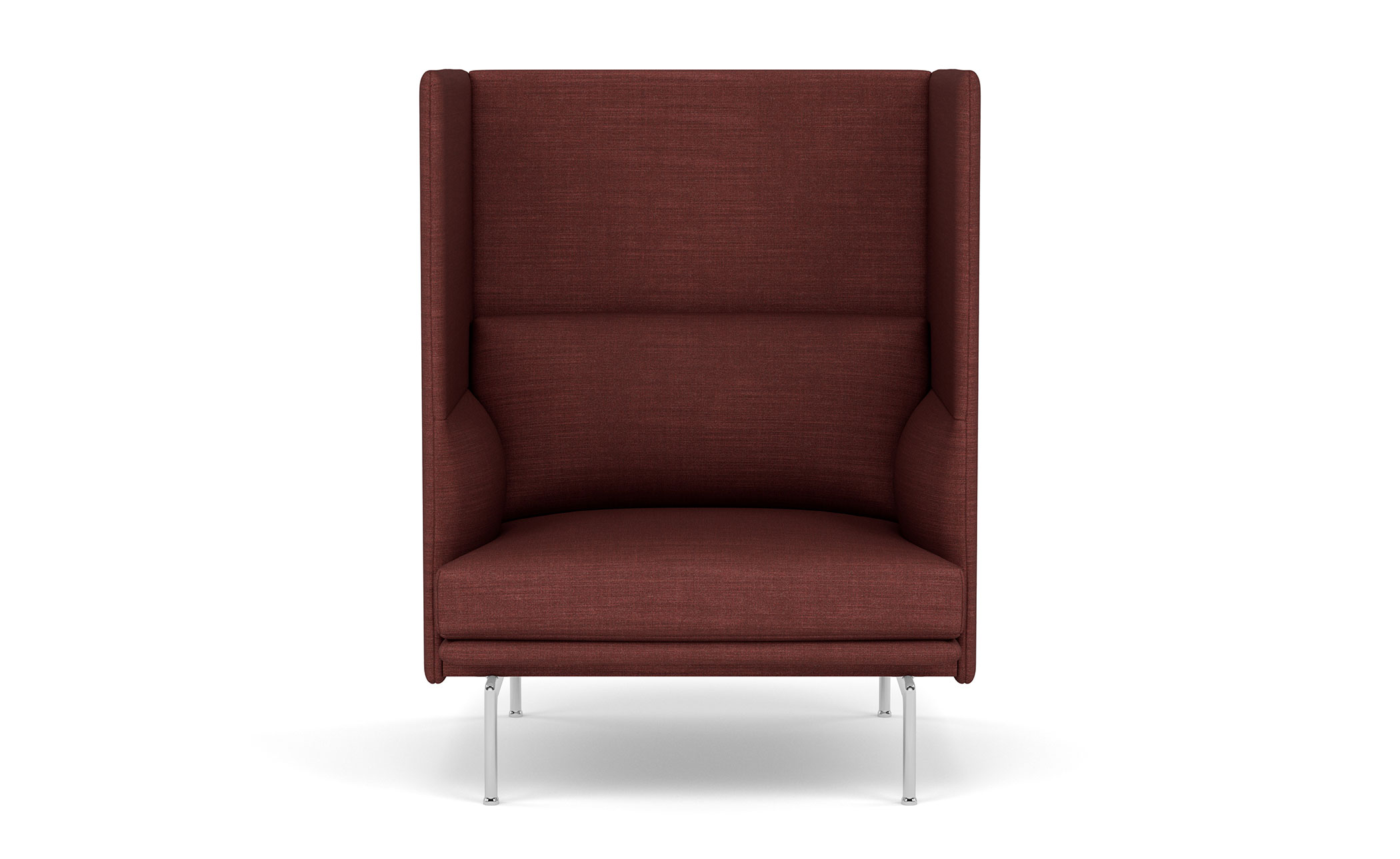 outline highback sofa 1 seater