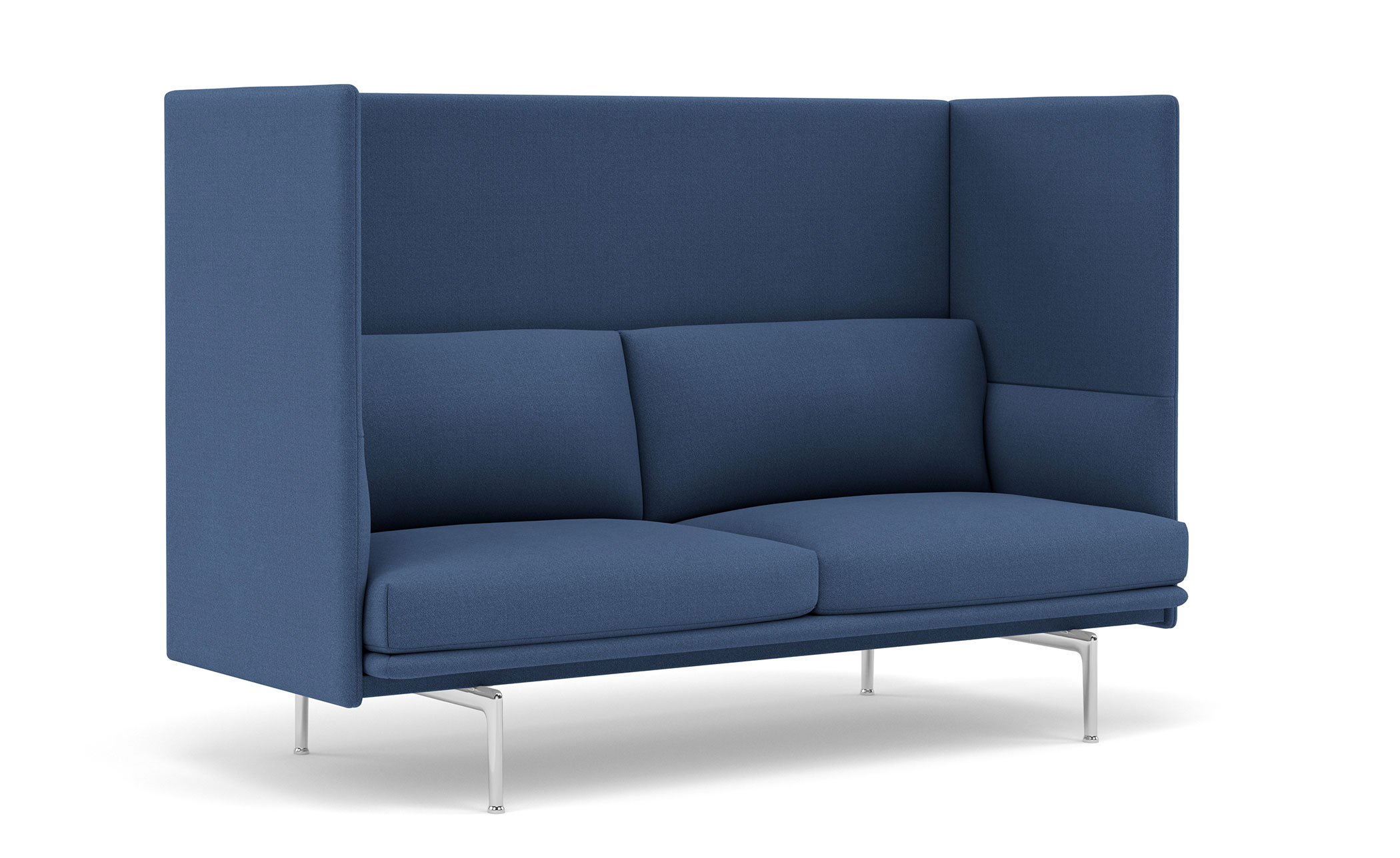 outline highback sofa 2 seater