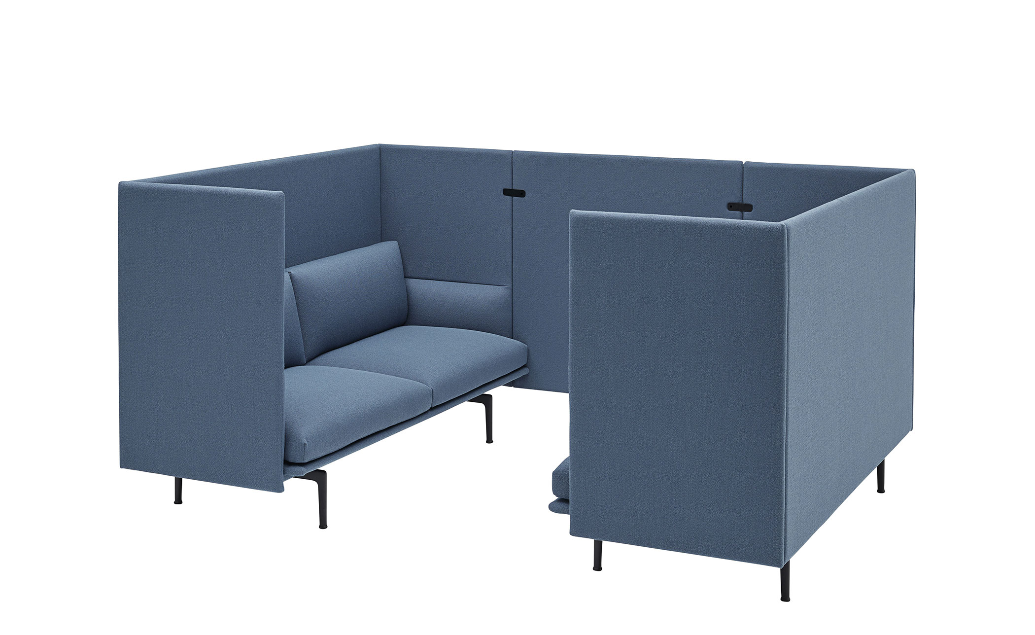 outline highback sofa 2 seater