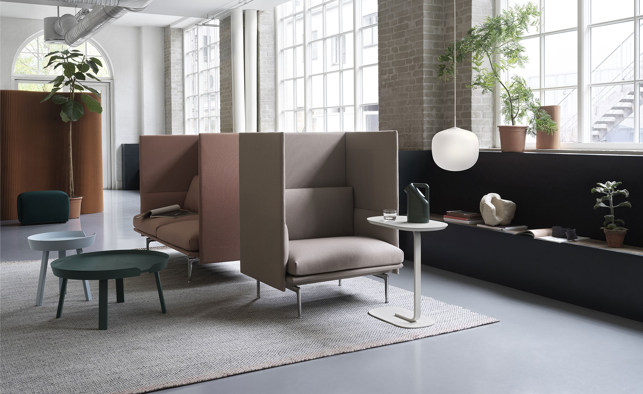 outline highback sofa 2 seater