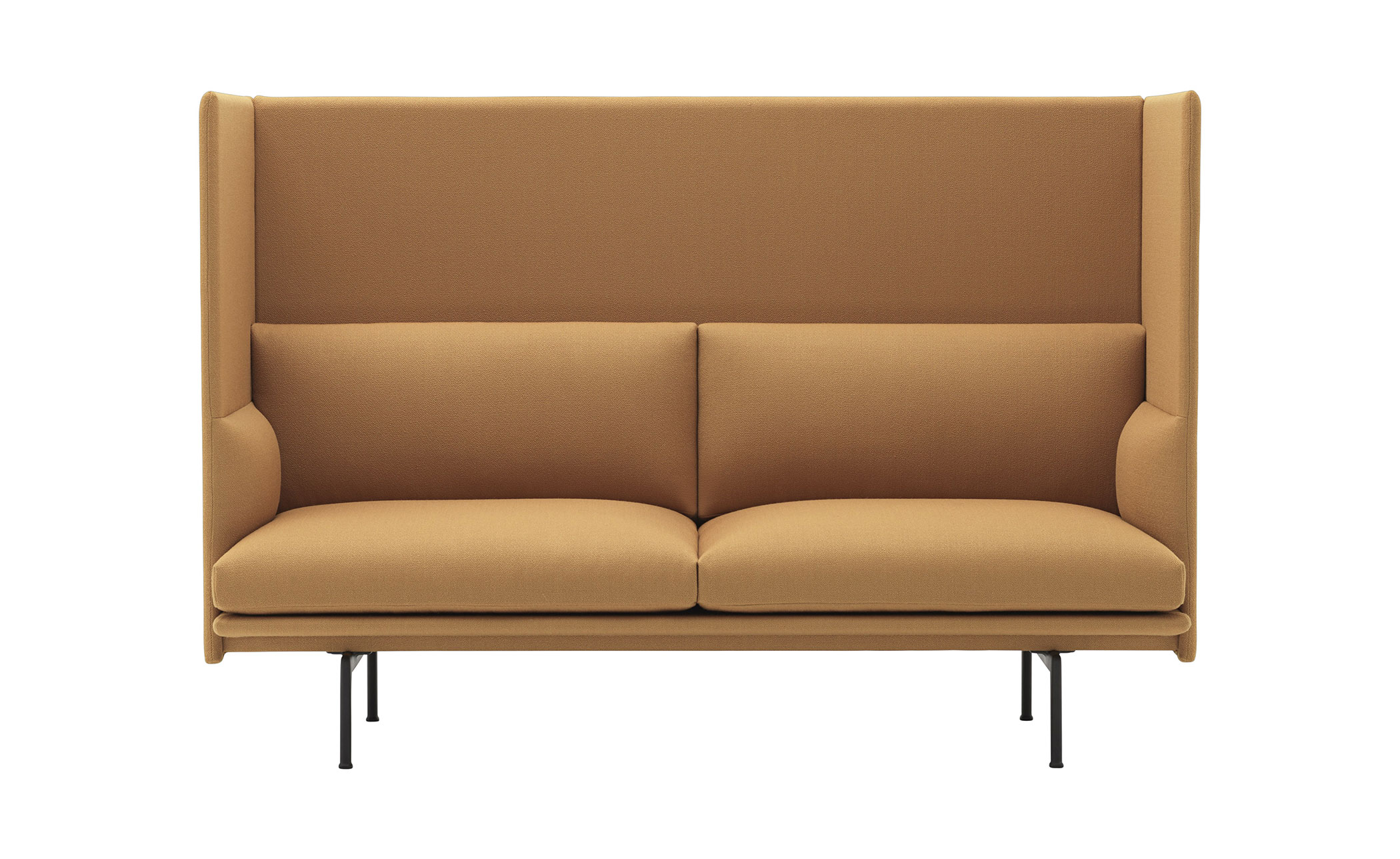 outline highback sofa 2 seater