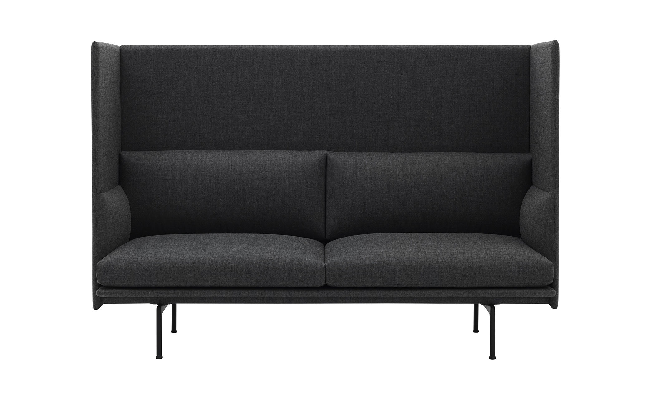 outline highback sofa 2 seater