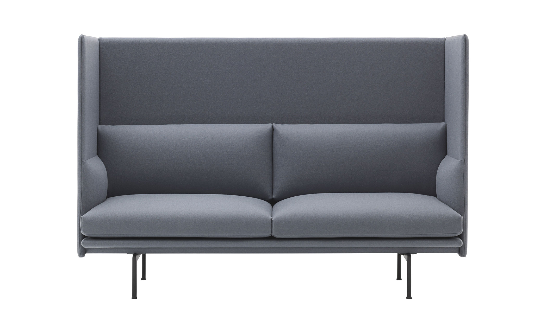 outline highback sofa 2 seater