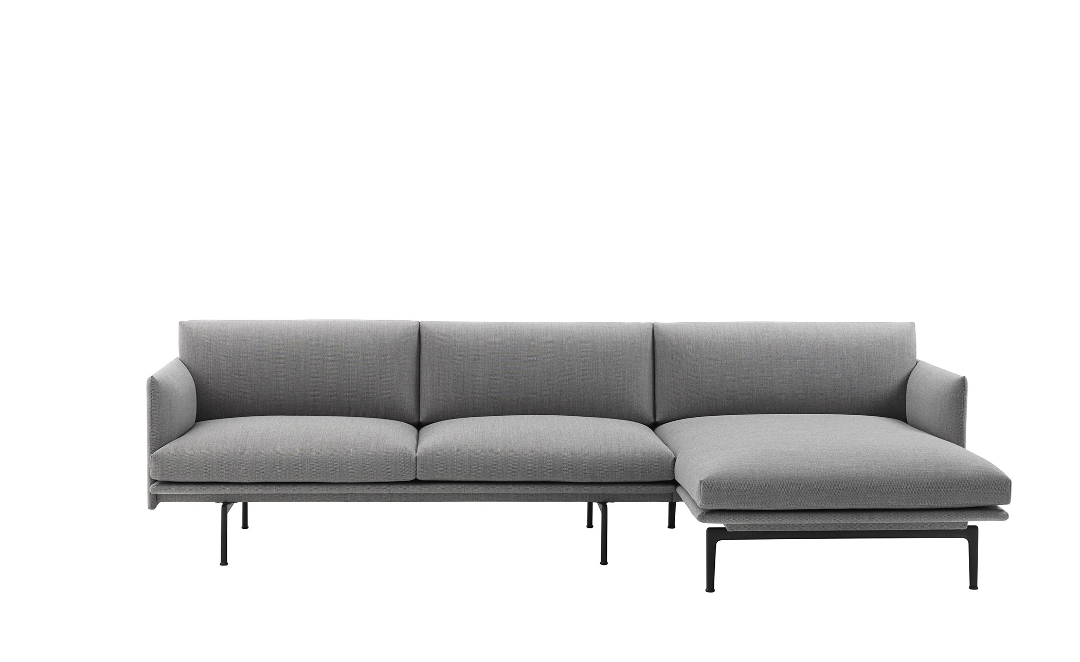 outline sofa with chaise longue