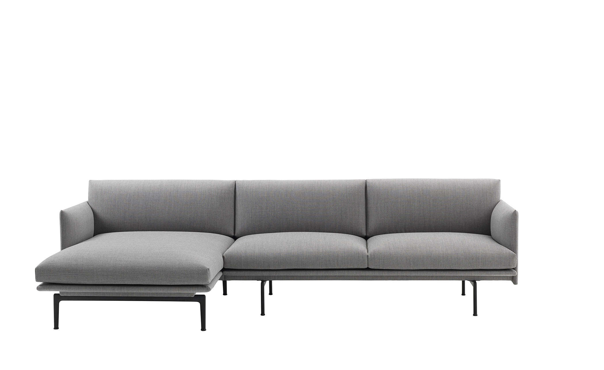 outline sofa with chaise longue