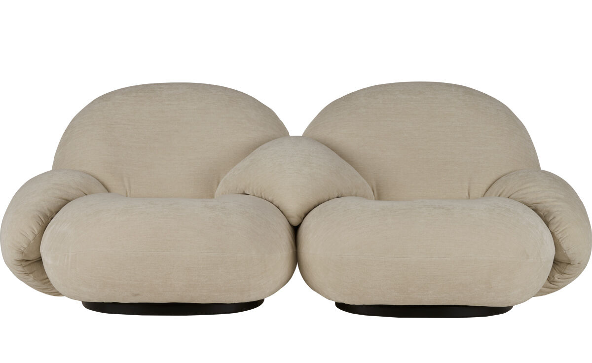 pacha 2 seat sofa with 3 armrests