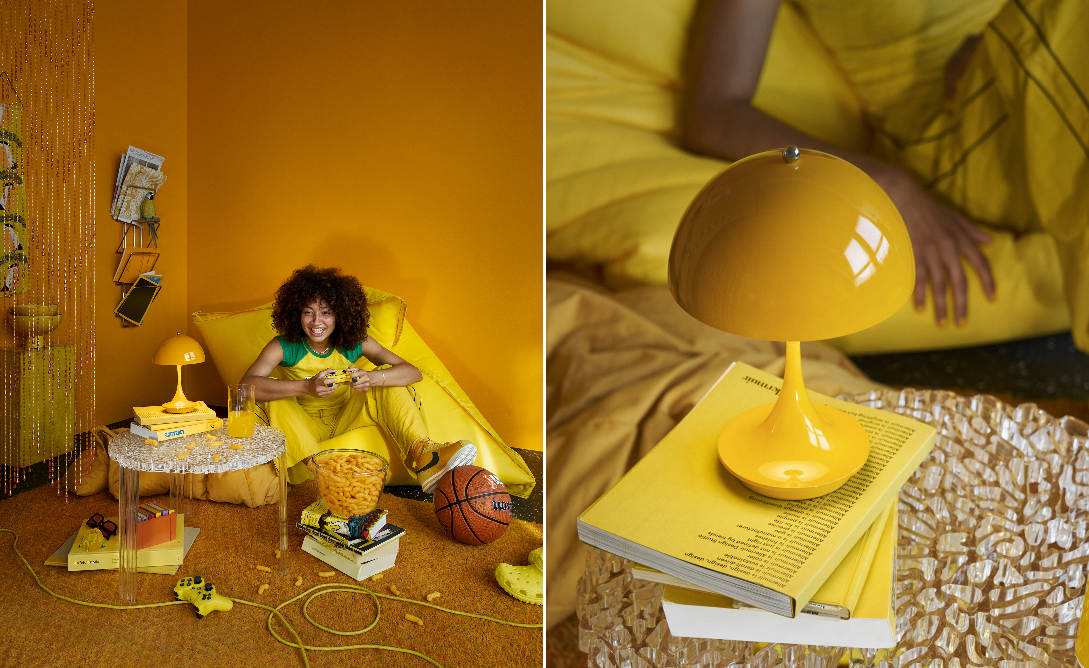 Panthella 160 Portable Table Lamp