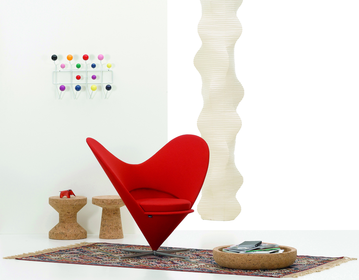 verner panton heart cone chair