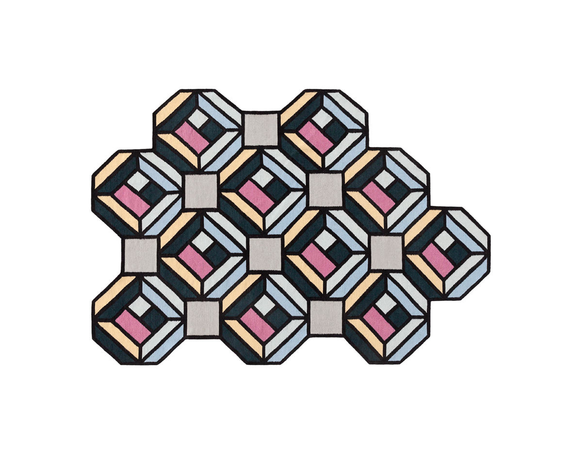 parquet tetragon rug